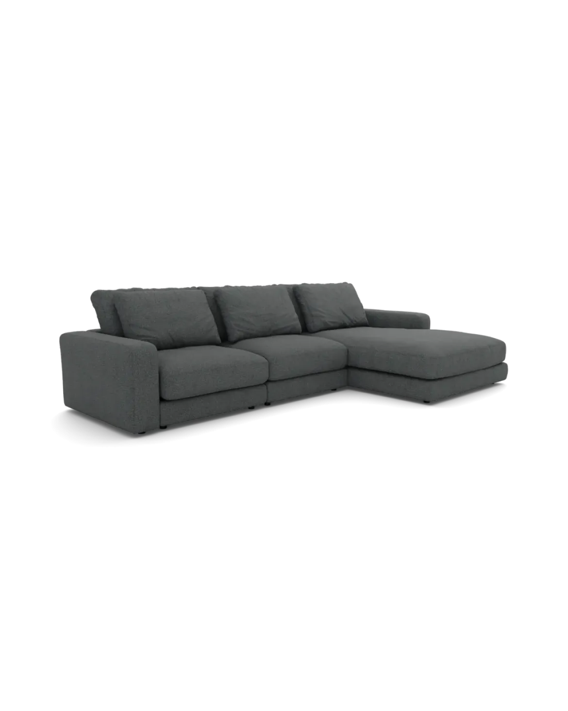Rio Sofa Med chaiselong højre og bred arm
