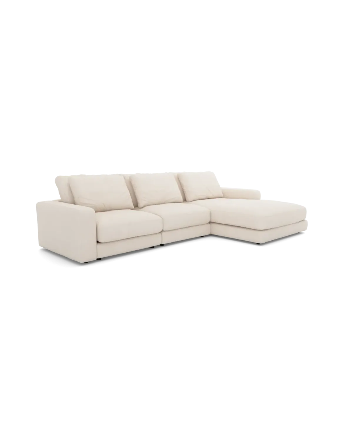 Rio Sofa Med chaiselong højre og bred arm