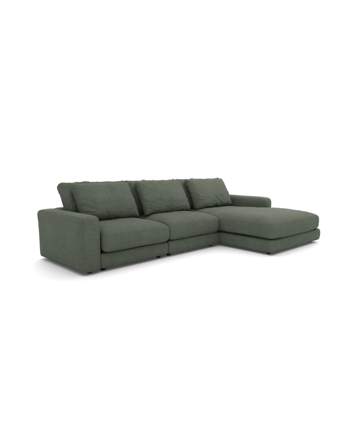 Rio Sofa Med chaiselong højre og bred arm
