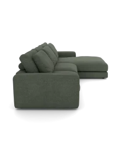 Rio Sofa Med chaiselong højre og bred arm