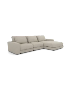 Rio Sofa Med chaiselong højre og bred arm