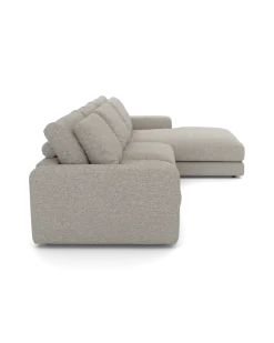 Rio Sofa Med chaiselong højre og bred arm