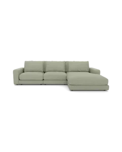 Rio Sofa Med chaiselong højre og bred arm