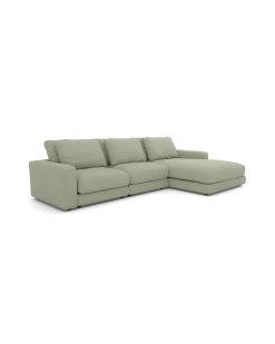 Rio Sofa Med chaiselong højre og bred arm