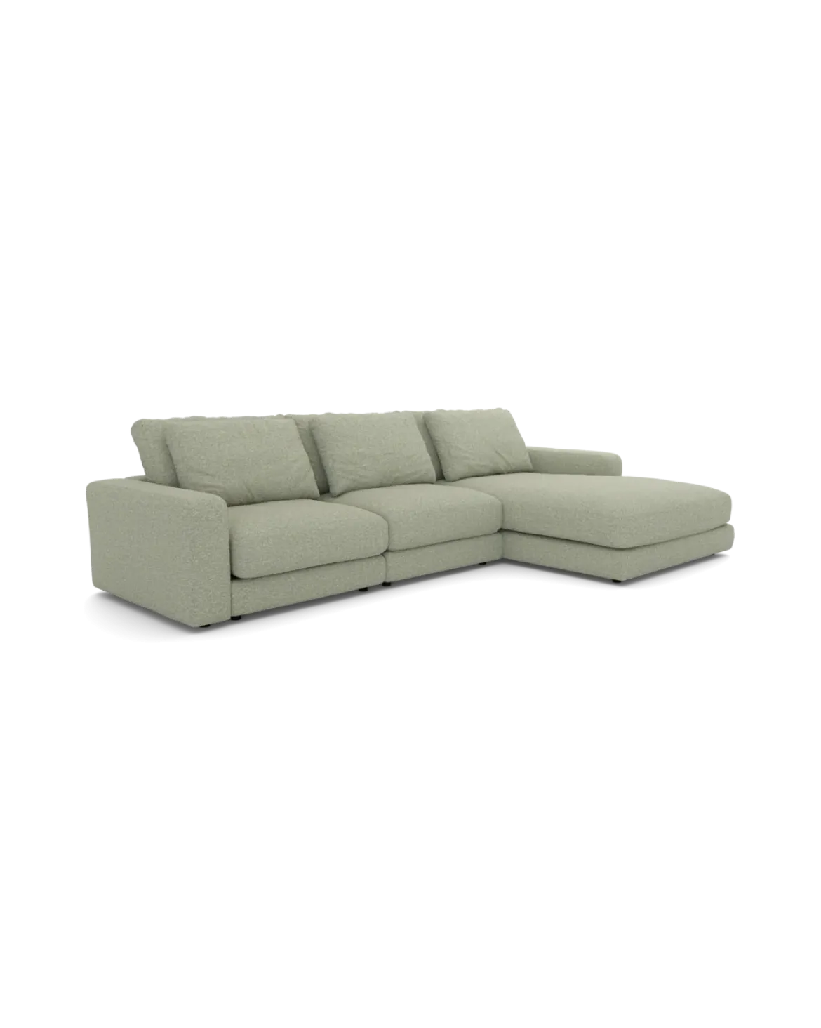 Rio Sofa Med chaiselong højre og bred arm