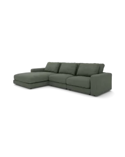 Rio Sofa Med chaiselong venstre og bred arm