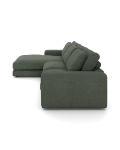 Rio Sofa Med chaiselong venstre og bred arm