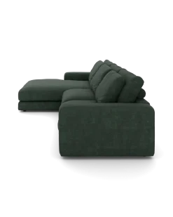 Rio Sofa Med chaiselong venstre og bred arm