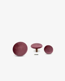 Round knager Rosa velour