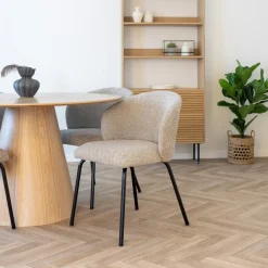 Safira spisebordsstol Beige