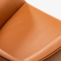 Salento spisebordsstol m/drej Cognac læder