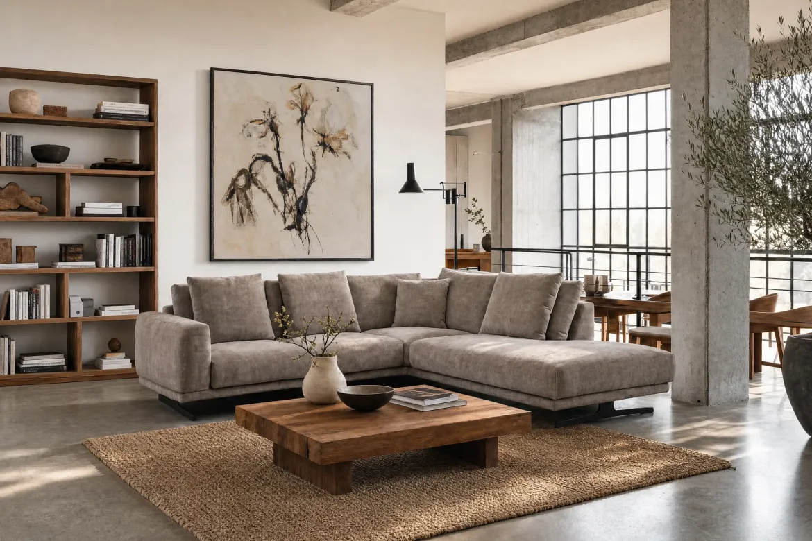 Salerno hjørnesofa Højrevendt m. open end