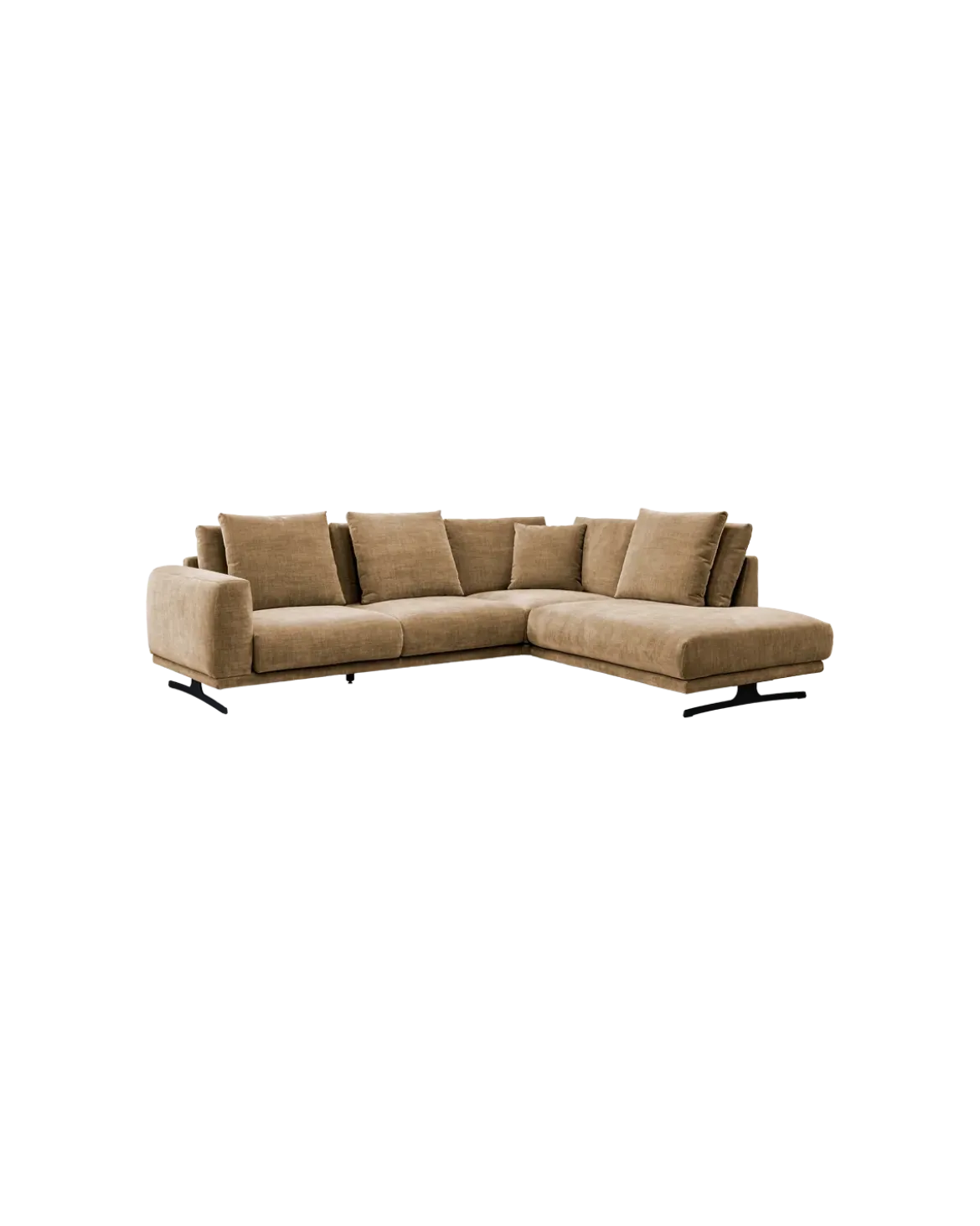 Salerno hjørnesofa Højrevendt m. open end