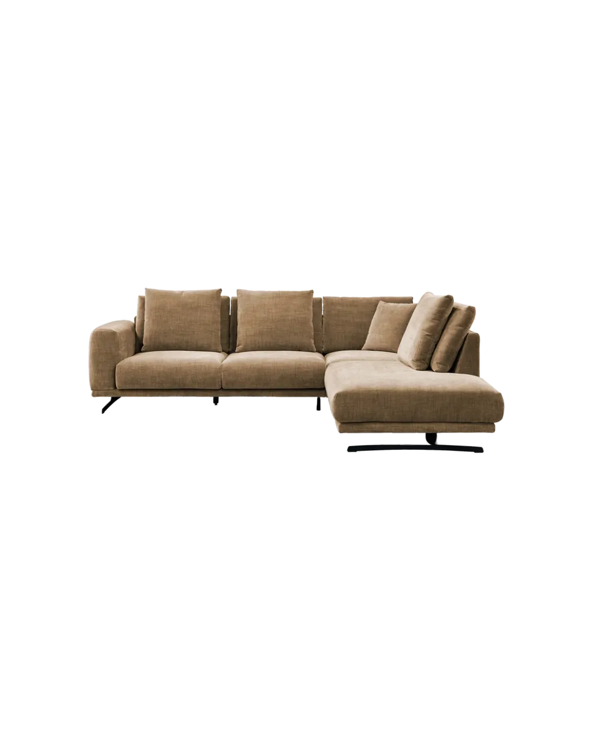 Salerno hjørnesofa Højrevendt m. open end