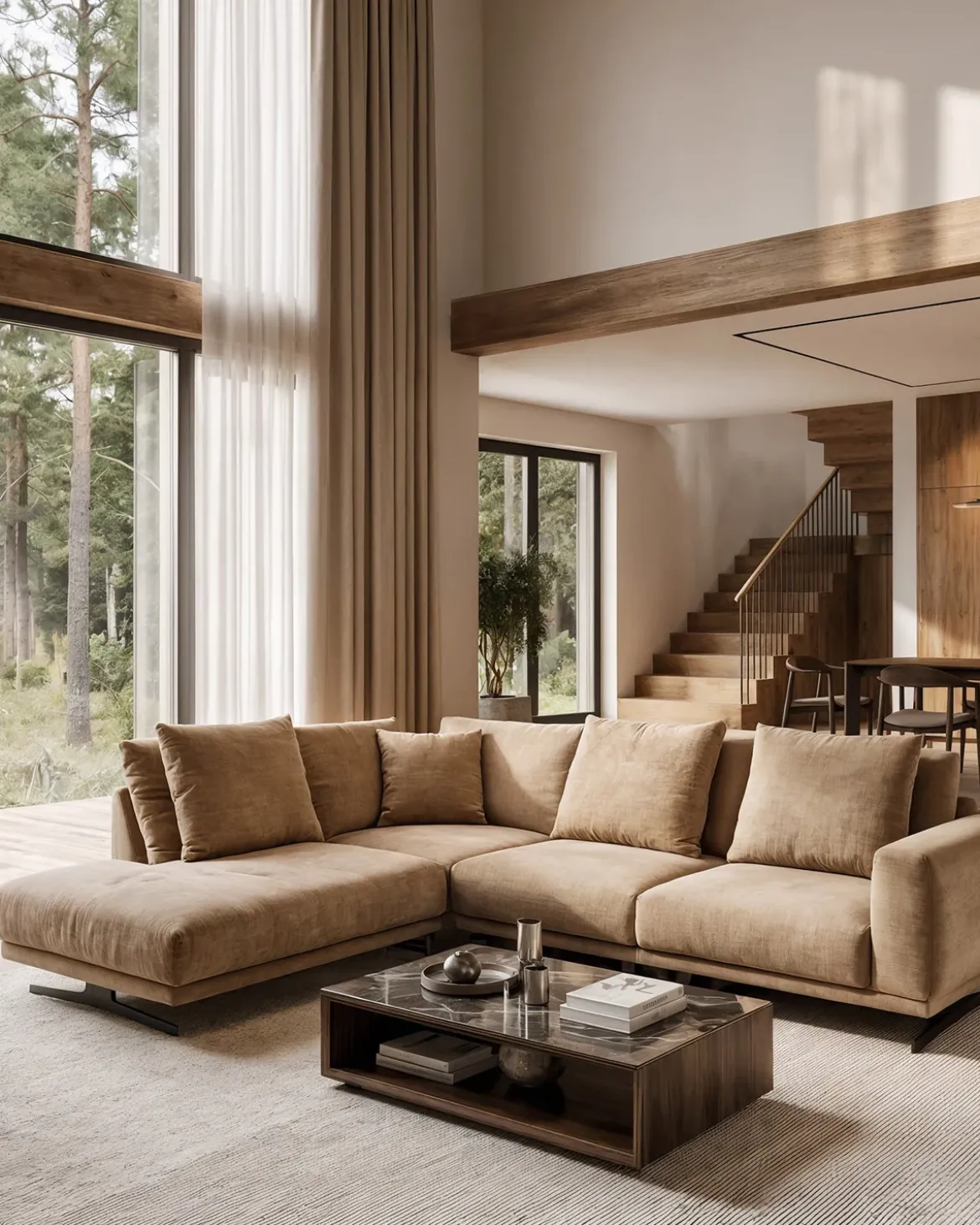 Salerno hjørnesofa Venstrevendt m. open end