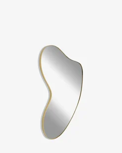 Shape spejl Messing
