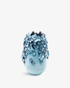 Sommerfugle vase Lys blå