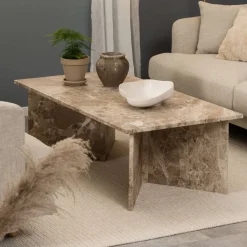 Vega sofabord Latte marmor