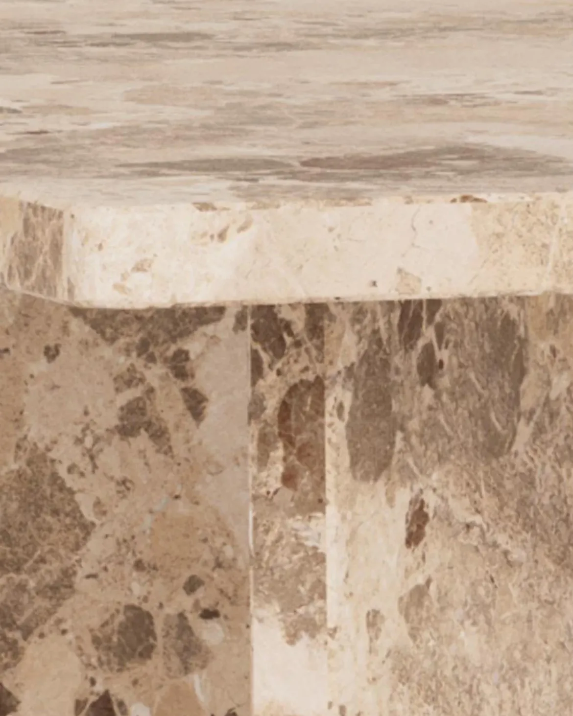 Vega sofabord Latte marmor