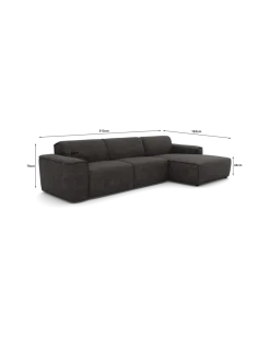 Vilanova Chaiselongsofa Højrevendt