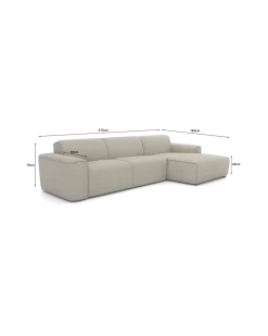 Vilanova Chaiselongsofa Højrevendt