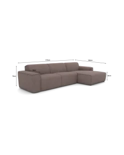 Vilanova Chaiselongsofa Højrevendt