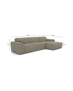 Vilanova Chaiselongsofa Højrevendt