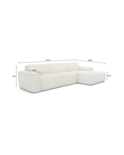 Vilanova Chaiselongsofa Højrevendt
