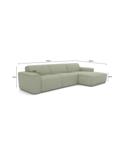 Vilanova Chaiselongsofa Højrevendt