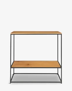 Vista konsolbord Eg/sort