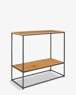 Vista konsolbord Eg/sort