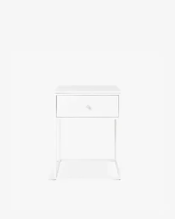 Vista sengebord Hvid