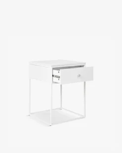 Vista sengebord Hvid