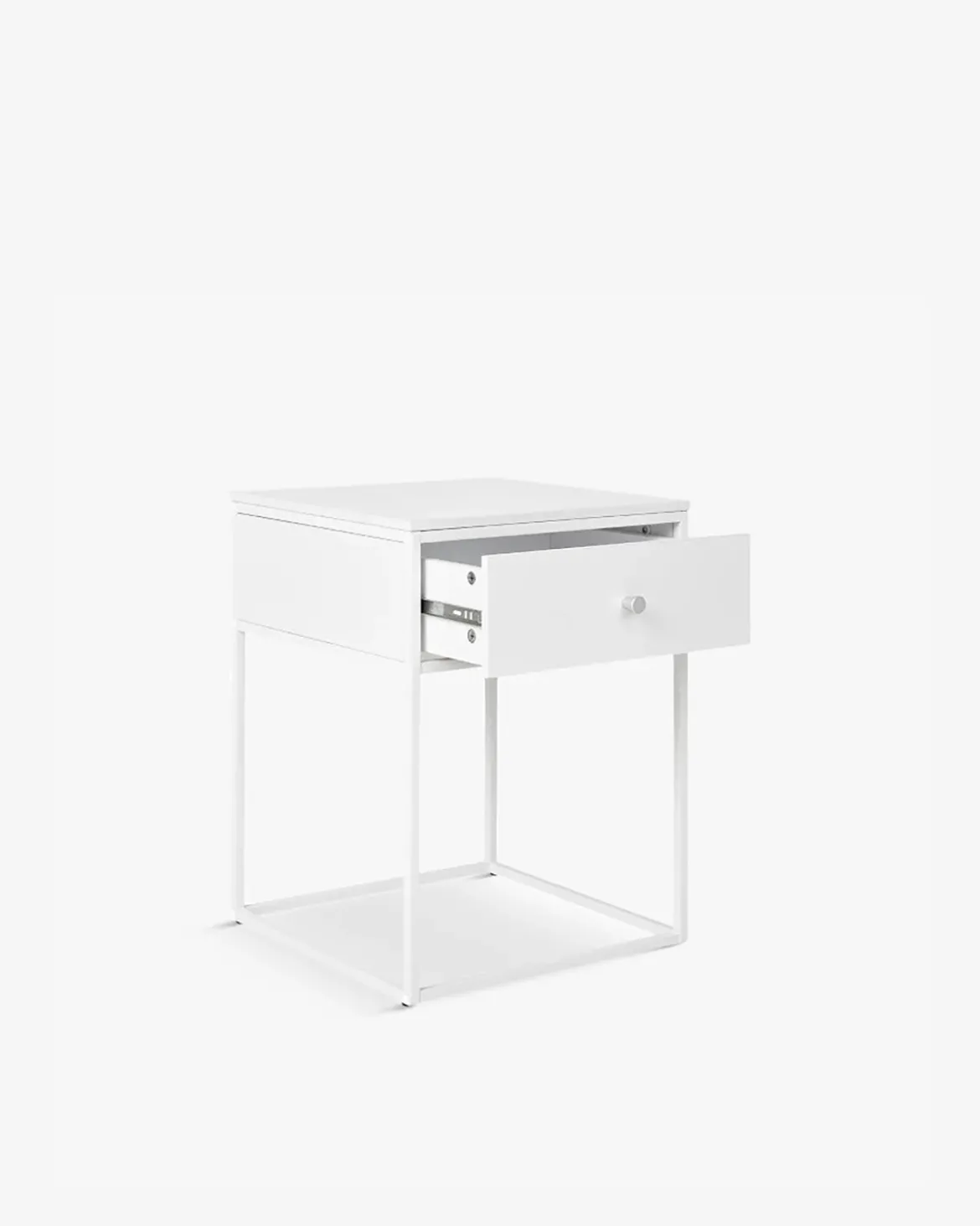 Vista sengebord Hvid