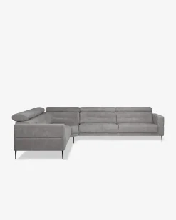 Vizion hjørnesofa Grå bouclé