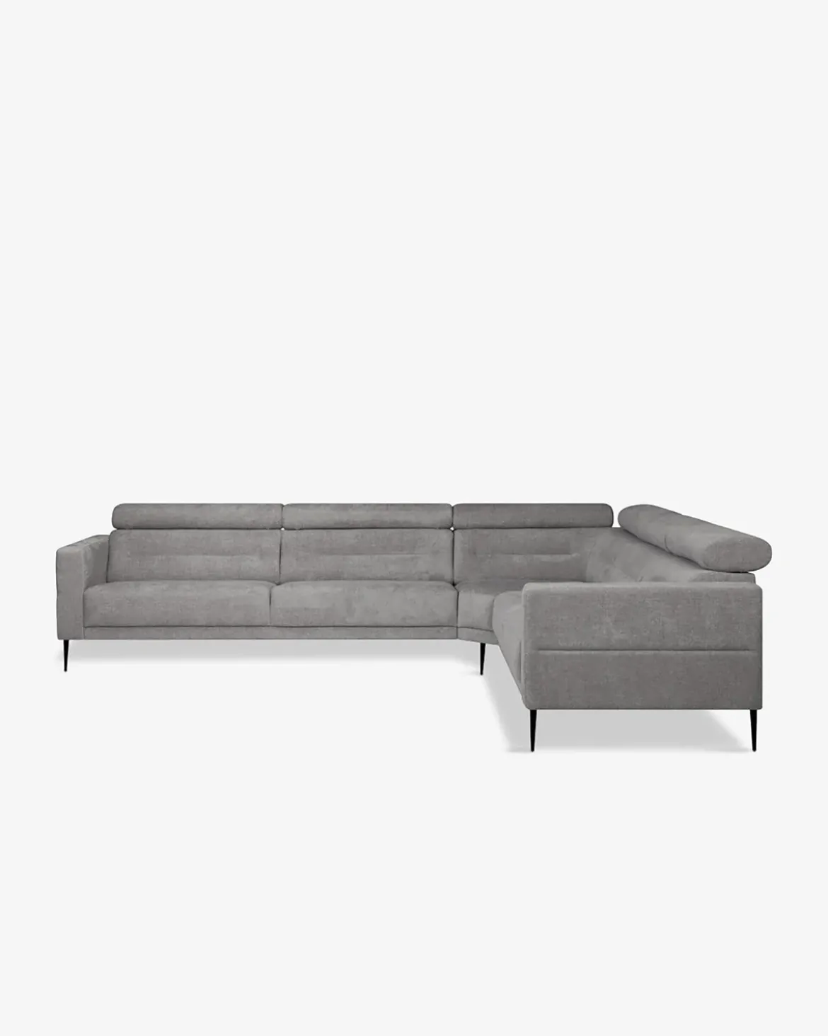 Vizion hjørnesofa Grå bouclé