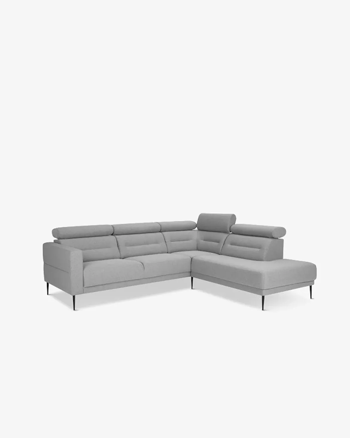 Vizion hjørnesofa m/open end Grå Højrevendt