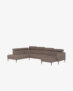 Vizion U-hjørnesofa Lys brun