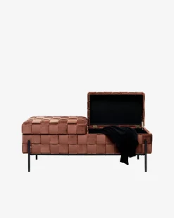 Weave bænk Mocca