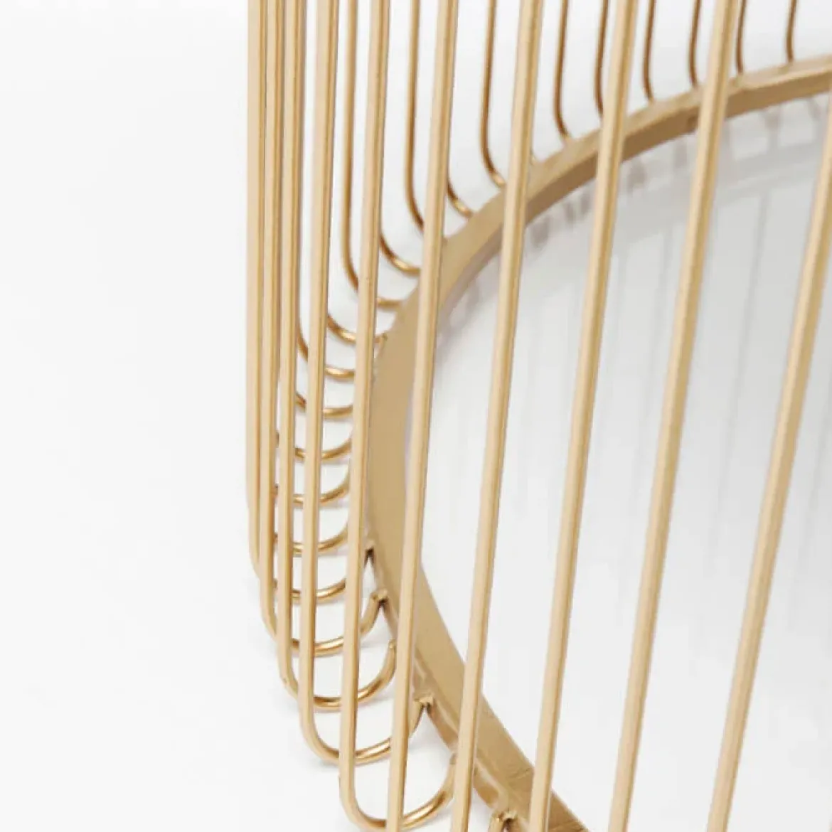 Wire sofabordssæt Messing