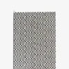 Zigzag tæppe sort/hvid 170x240 cm Tæppe