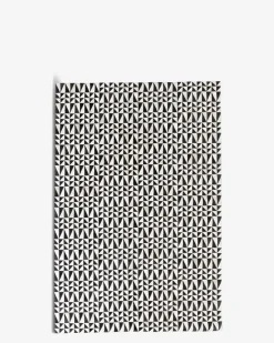 Zigzag tæppe sort/hvid 170x240 cm Tæppe